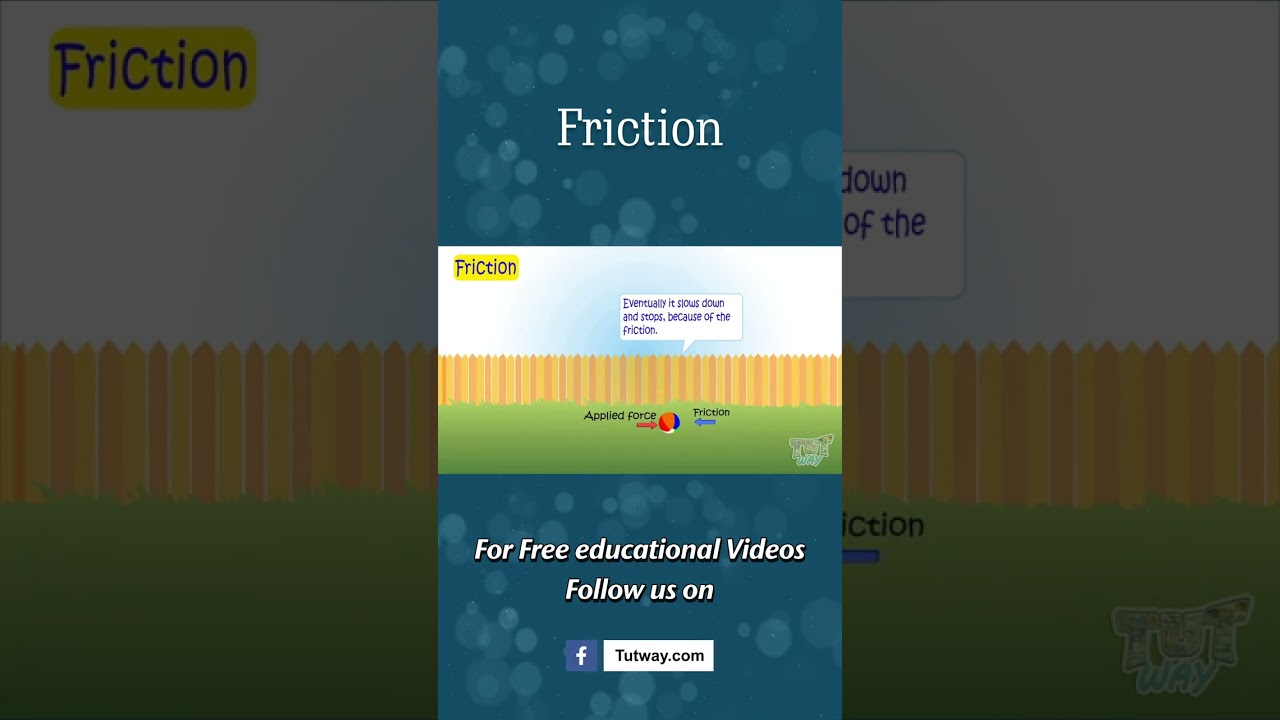 Friction | Force of Friction | Applied Force | Friction & Grip | Concept & Example | Science #shorts