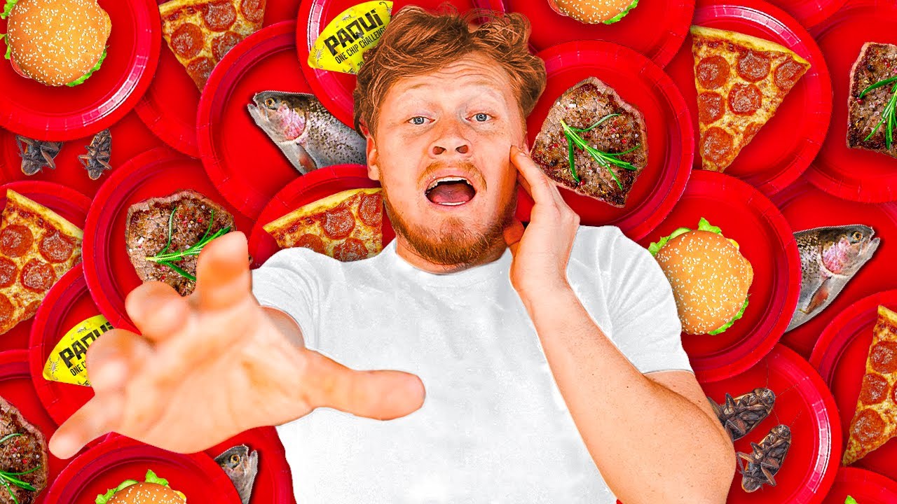 Eating 100 Mystery Plates Challenge!