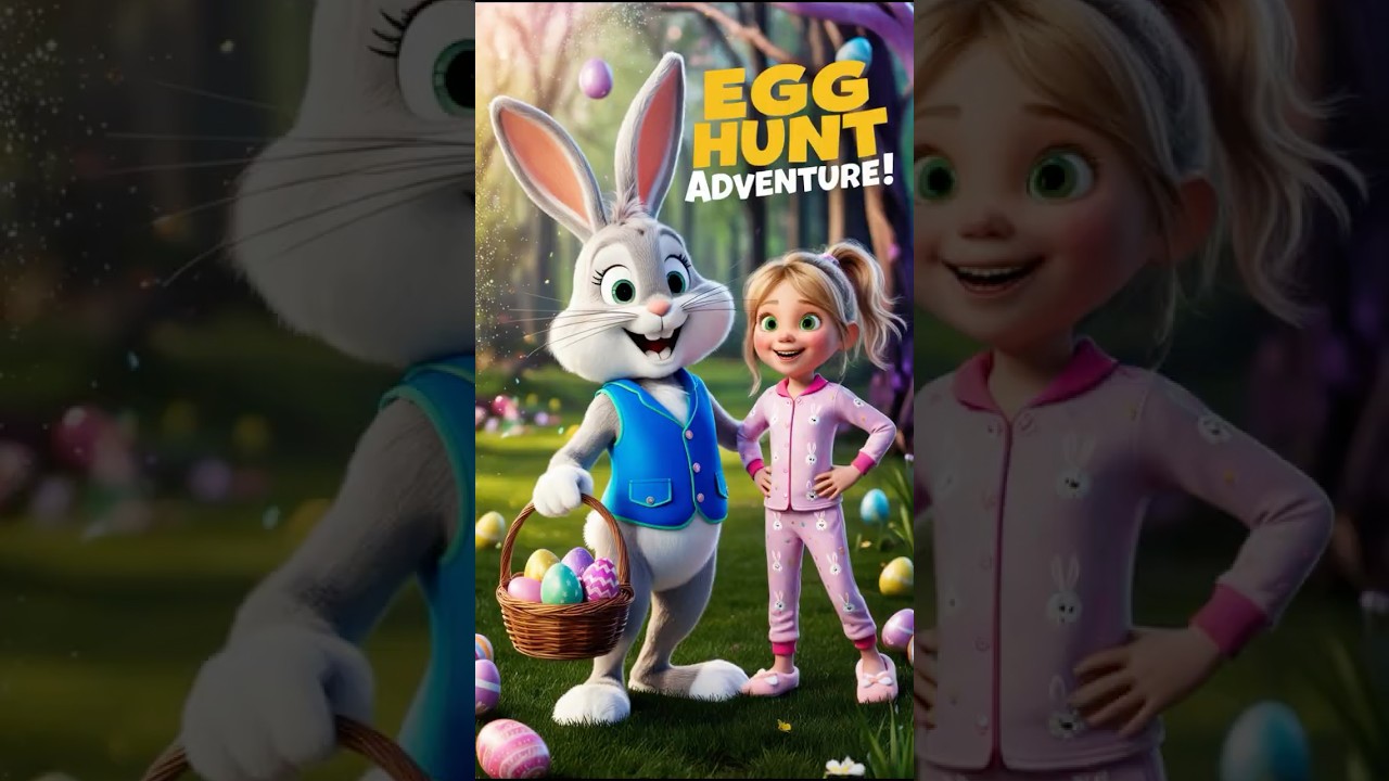 Easter Bunny & the Great Egg Hunt! - Animated Holiday Story for Kids in English