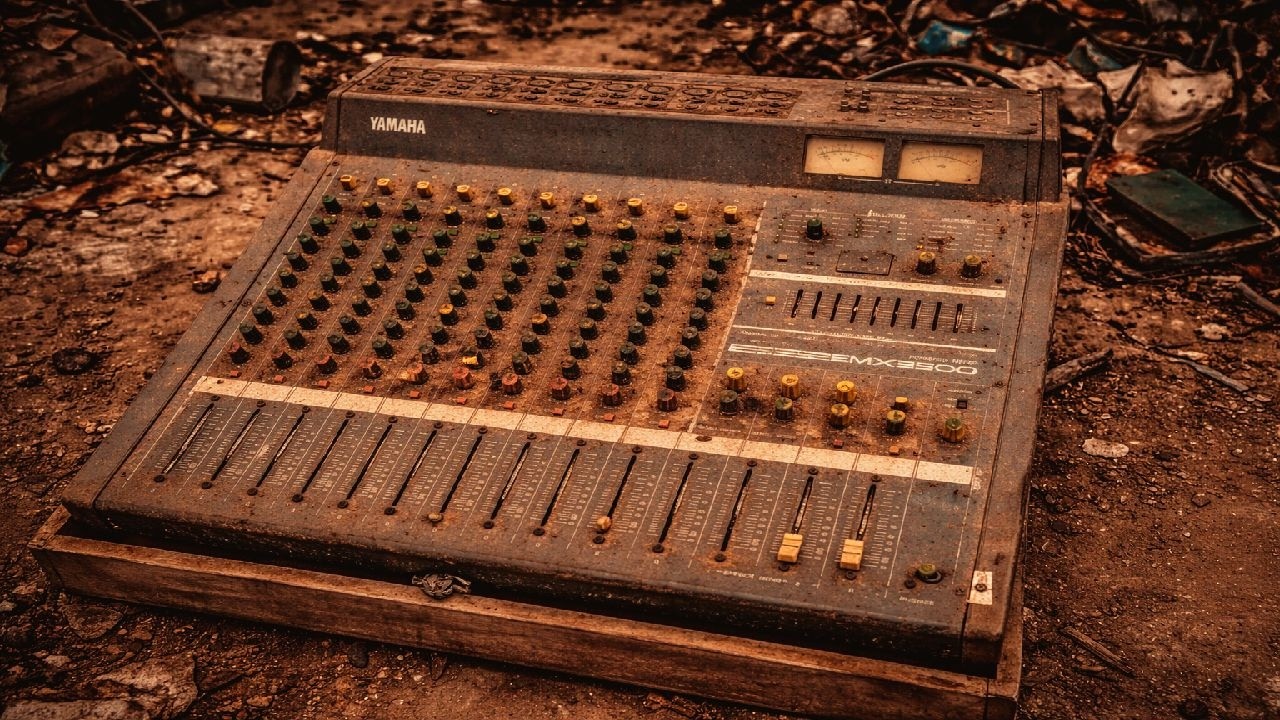 World-Class Skills! Restoring & Sound Test Professional Yamaha Event Audio Mixer to Studio Ready