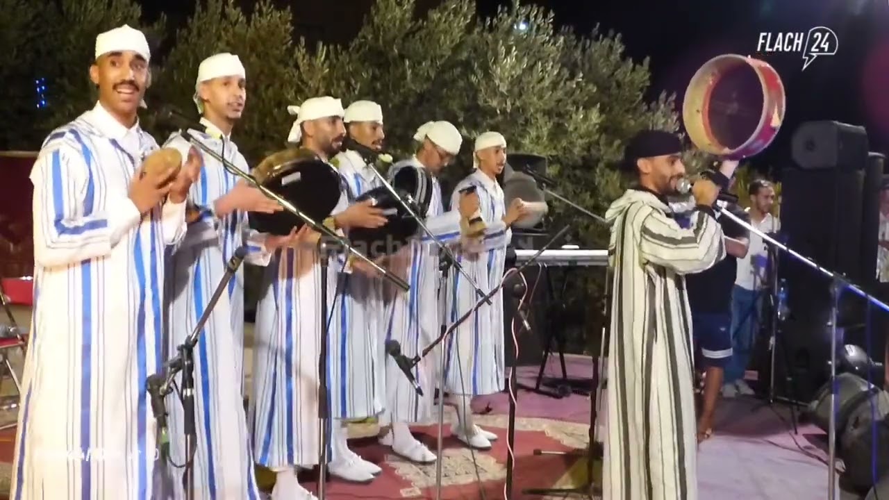 ضمن الأيام الاحتفالية بعيد العرش فرقة القناصة عبيدات الرمى تلهب منصة ساحة تسلافت بزاوية الشيخ
