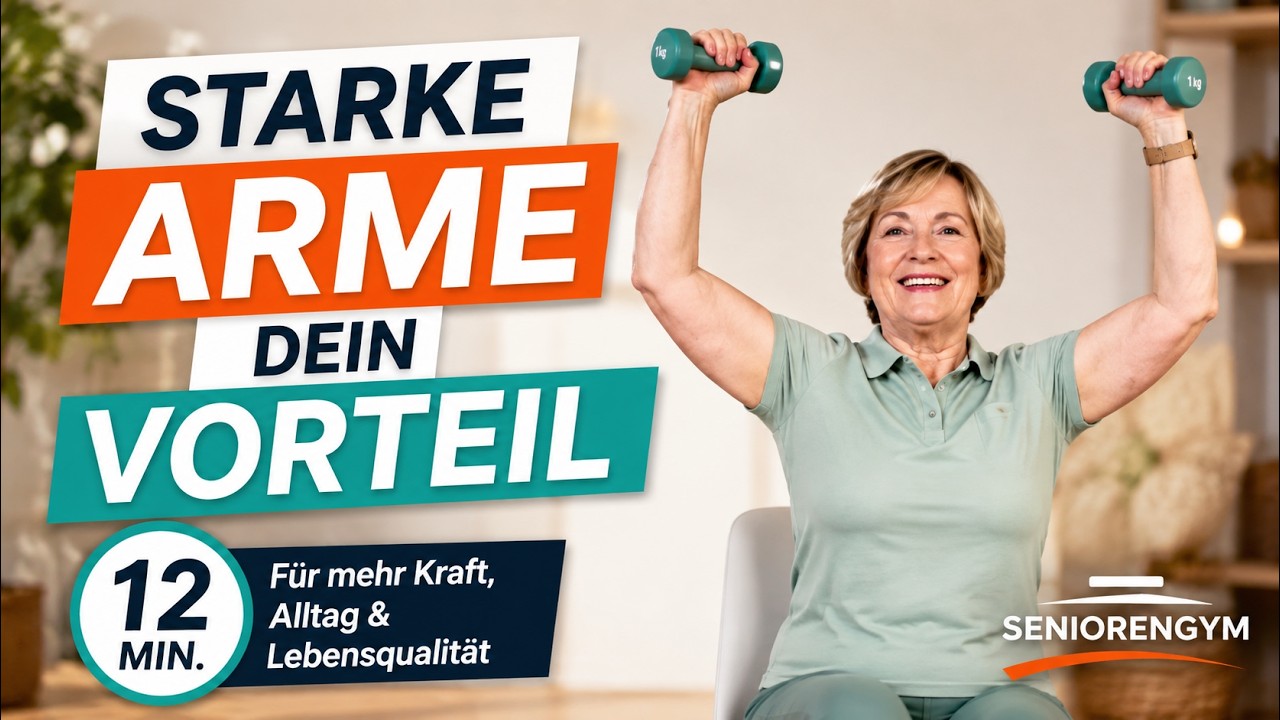 💪 Starke Arme ab 60 – Einfaches 12-Minuten-Training für mehr Kraft