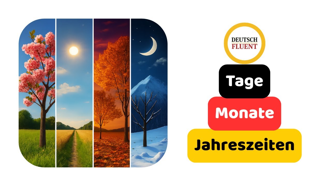 months and seasons in german | Months in german (Monate) | Seasons in german (Jahreszeiten) | A1