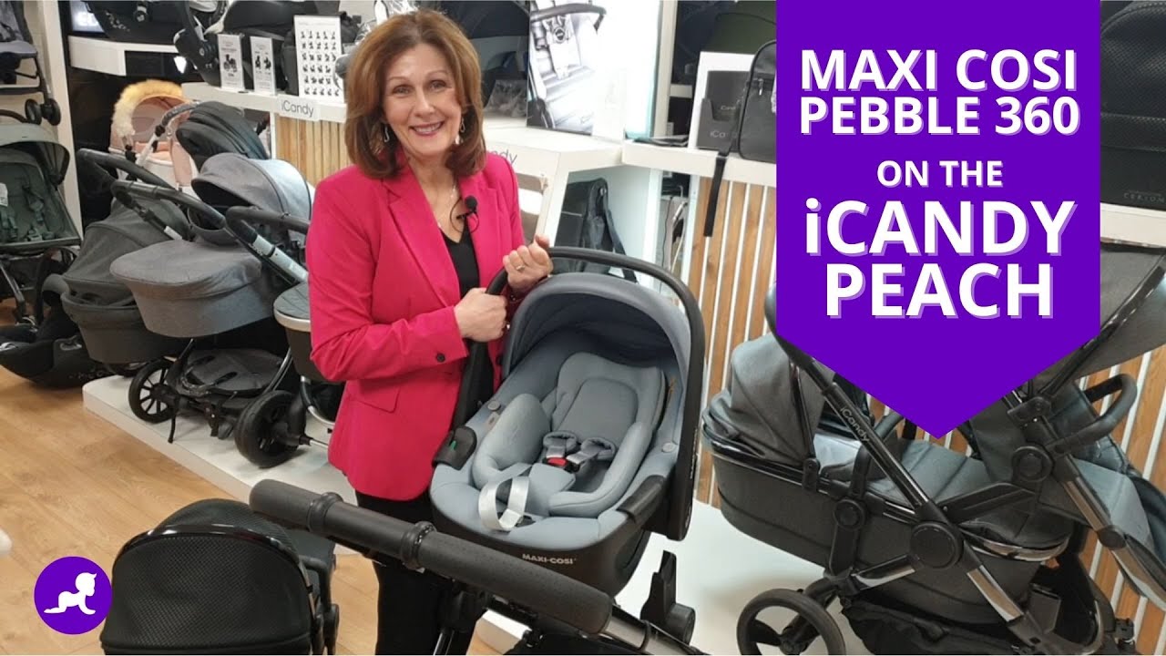 How to put your Maxi Cosi Pebble 360 on your iCandy Peach - Baby Lady