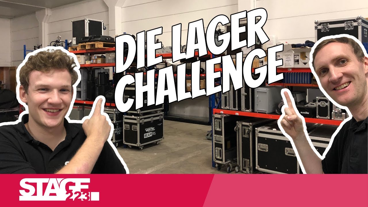 Lager Challenge bei Patrick von DOSONI Veranstaltungstechnik | stage223 Deutschland Tour 🇩🇪