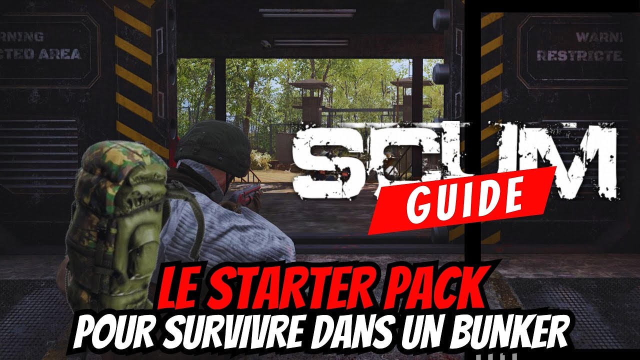 QUEL EQUIPEMENT POUR SURVIVRE DANS UN BUNKER ET SE SOIGNER | LOOT BUNKER SCUM 1.0 TUTORIEL/GUIDE