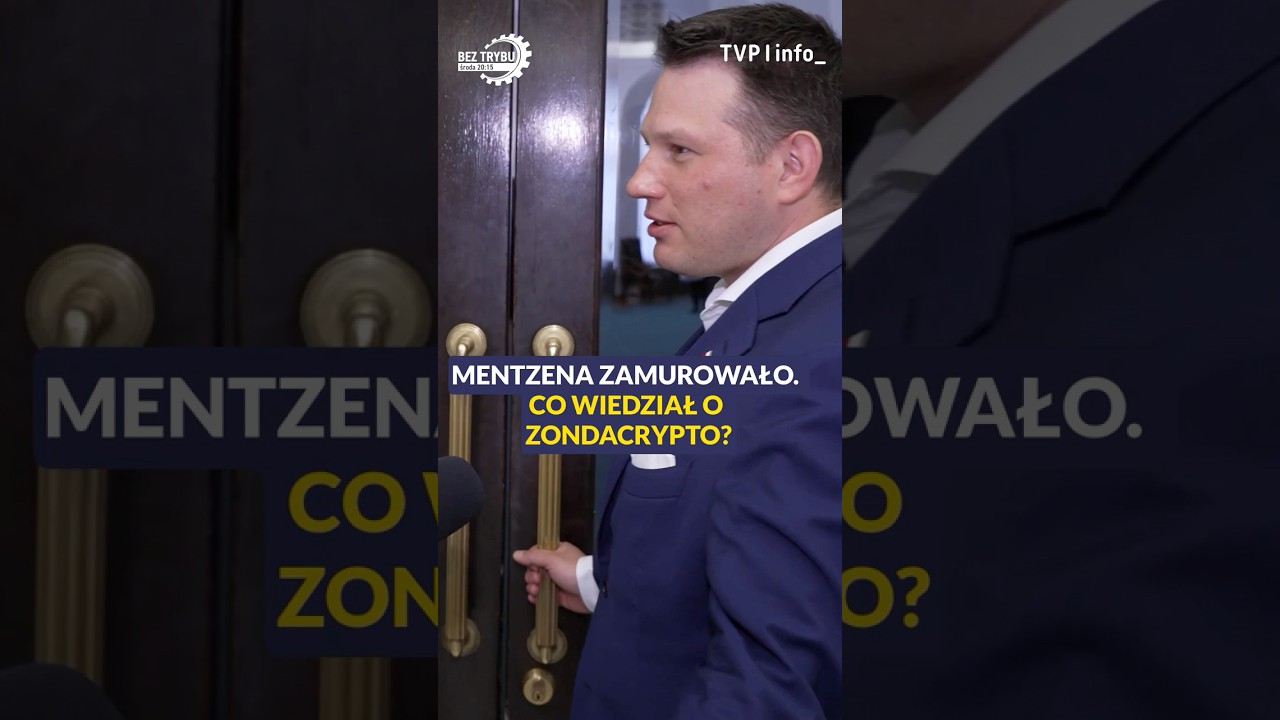 Mentzena zamurowało. Co wiedział o Zondacrypto? #polska #polityka #crypto #shorts
