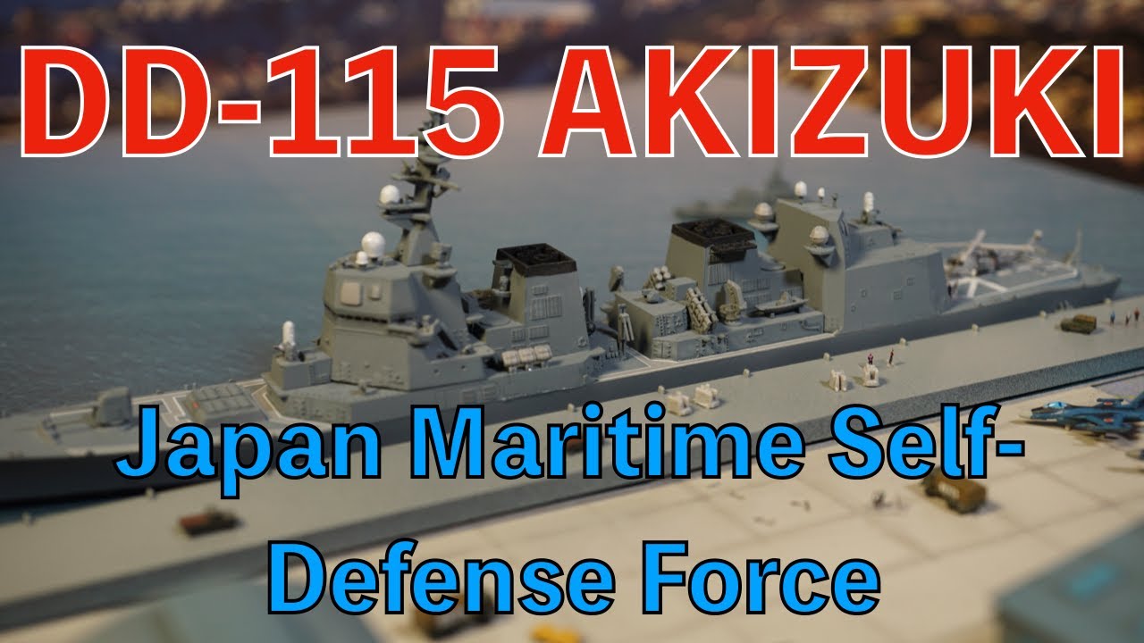 1/700 DD Akizuki.Japan Self-Defense Force.made by PIT-ROAD.海上自衛隊　護衛艦　あきづき　ピットロード#scalemodel