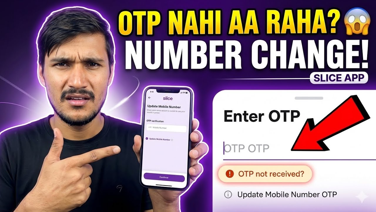 Slice bank account mobile number change || how to update new number in slice