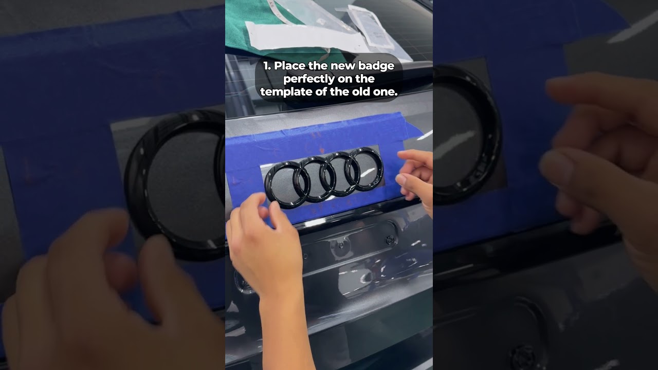 How to install an Audi RS 6 Badge