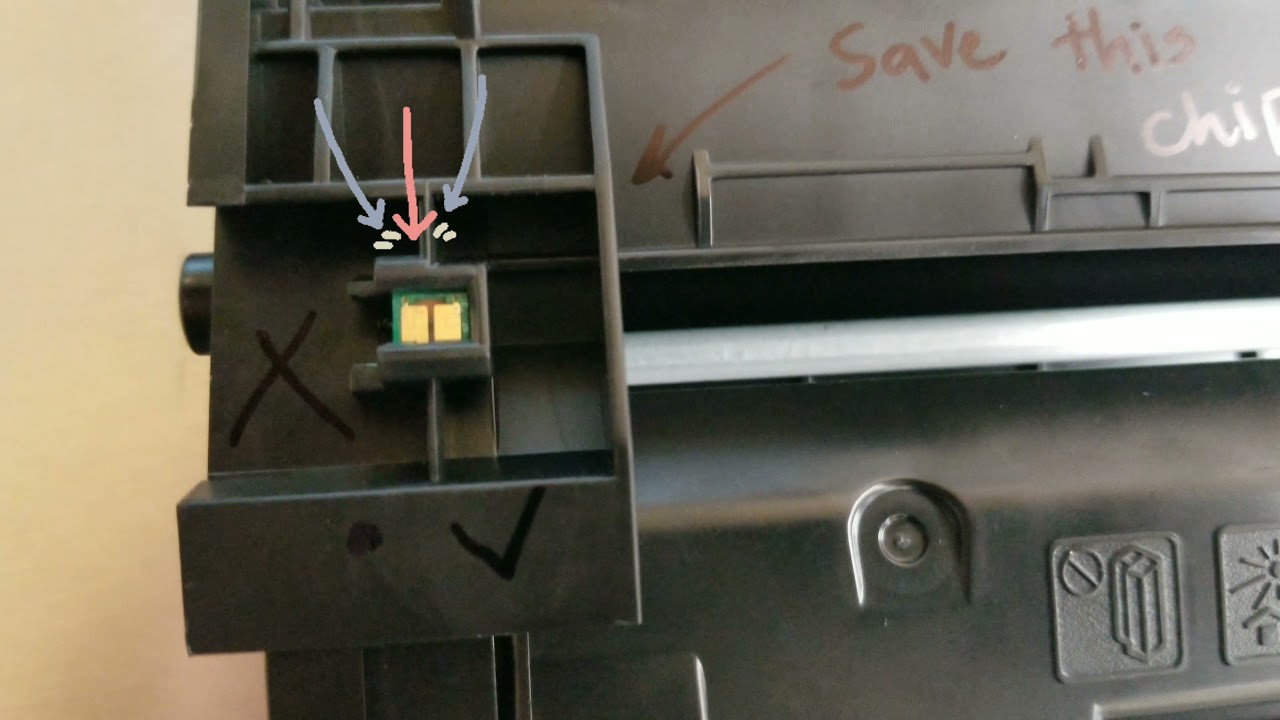 HP printer, Memory missing on indicated cartridges. Event code: 10.00.10