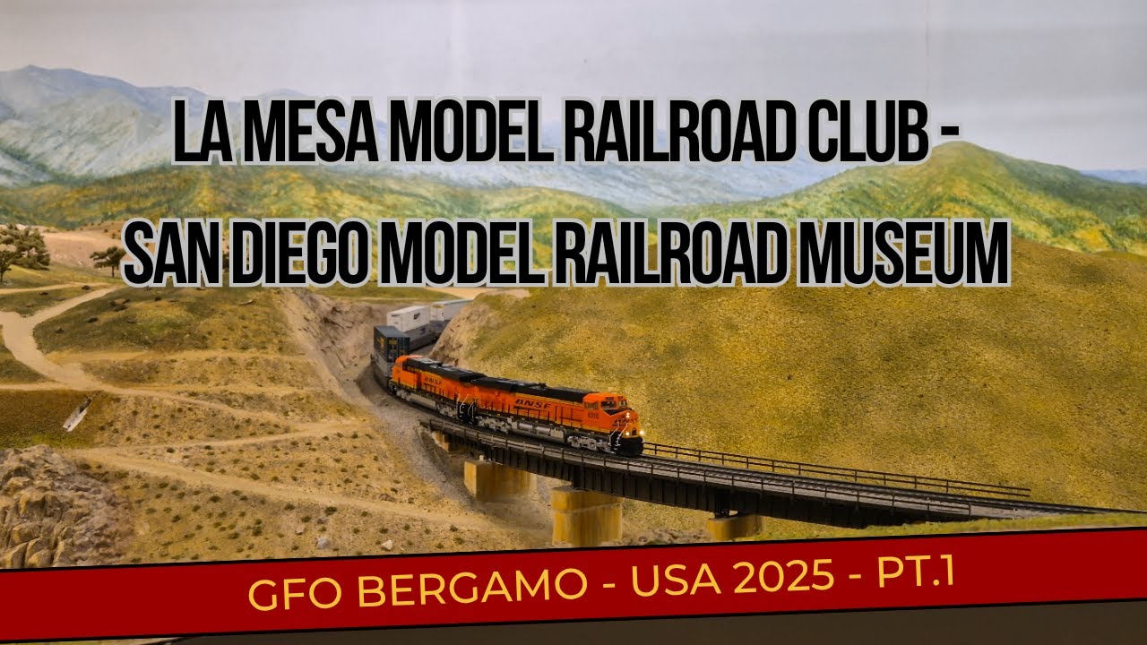 La Mesa Model Railroad Club - San Diego Model Railroad Museum - Museo ferroviario H0 USA - pt. 1