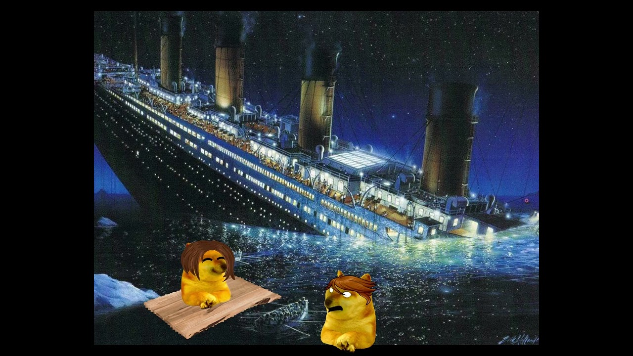 titanic con cheems