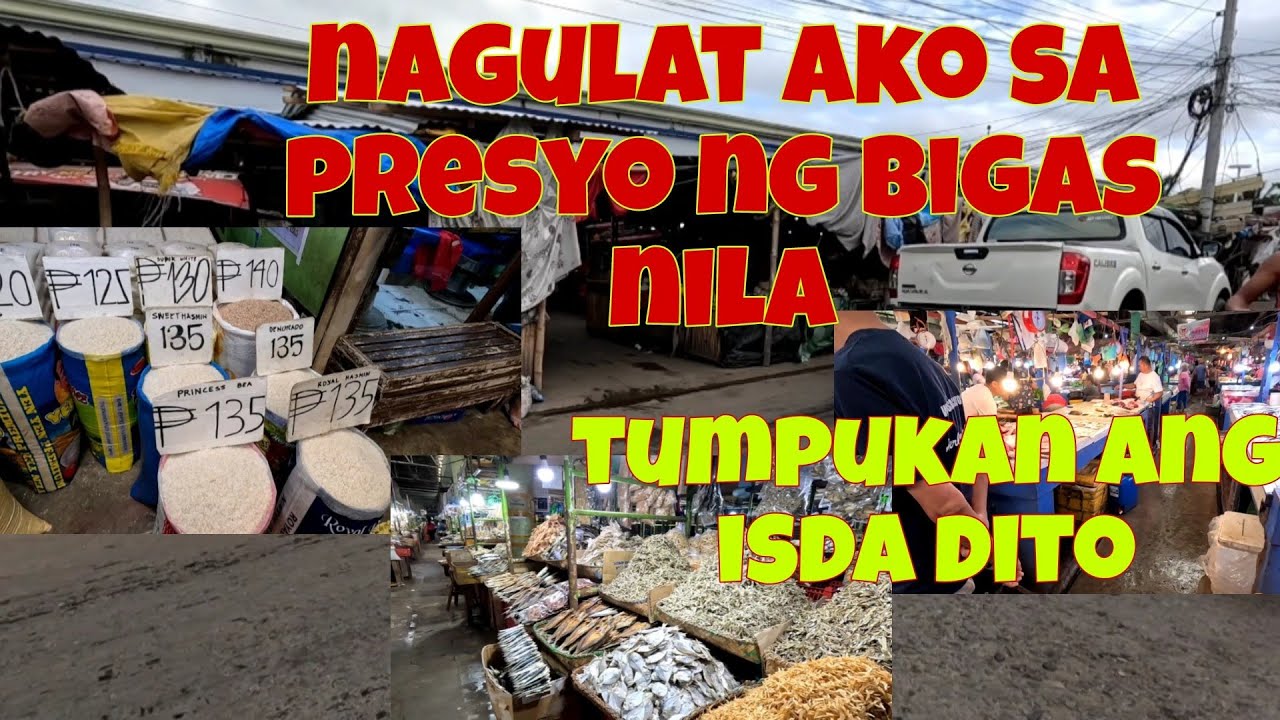 Estancia iloilo public market | Kakaiba ang presyuhan nila dito ng bigas at isda | daming dried fish