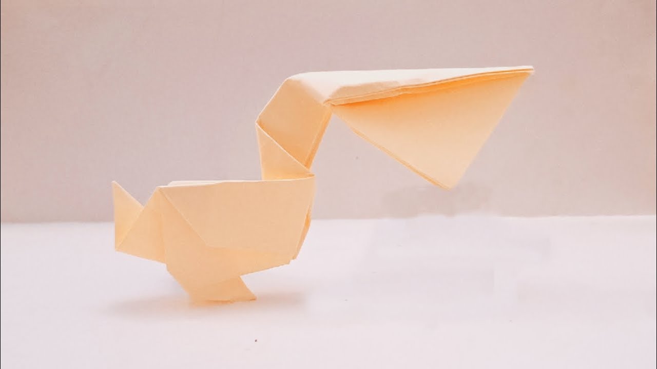 Easy Origami  Pelican / How to make paper pelican/ Origami Tutorial #diy #origamicraft #papercrafts