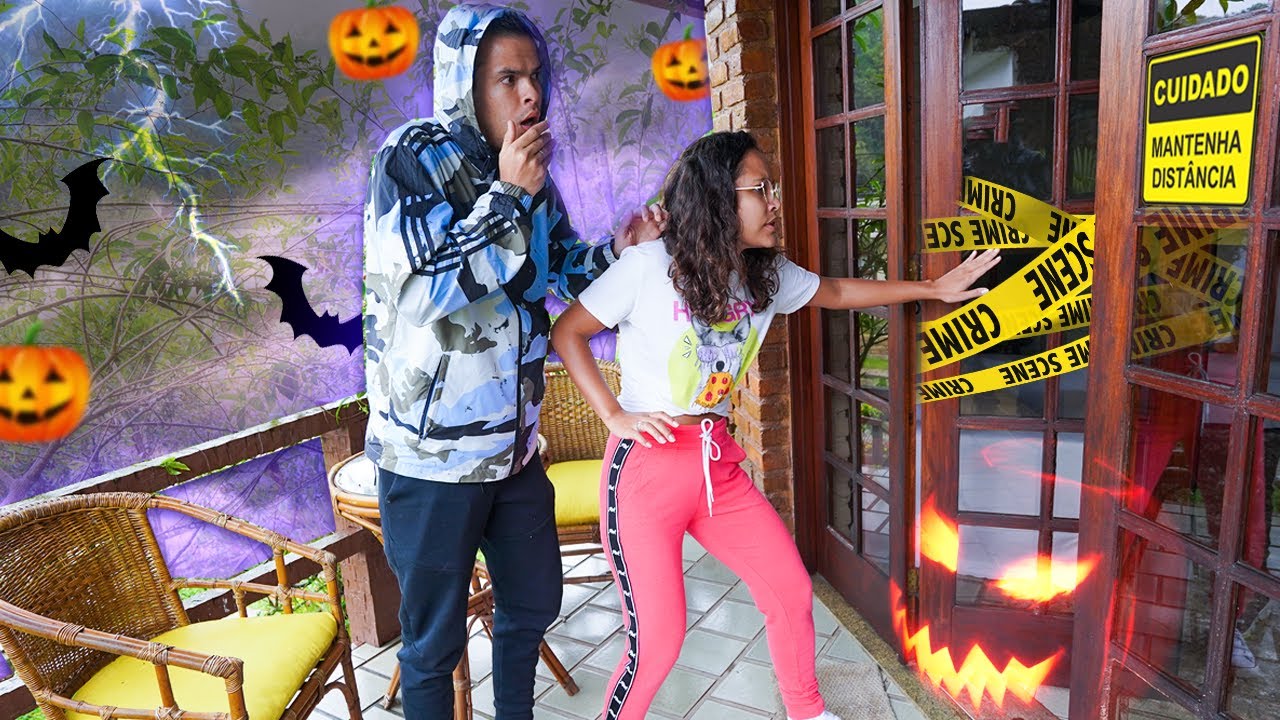 FOMOS PARA UMA CASA ASSOMBRADA NA SEMANA DO HALLOWEEN E ISSO ACONTECEU!