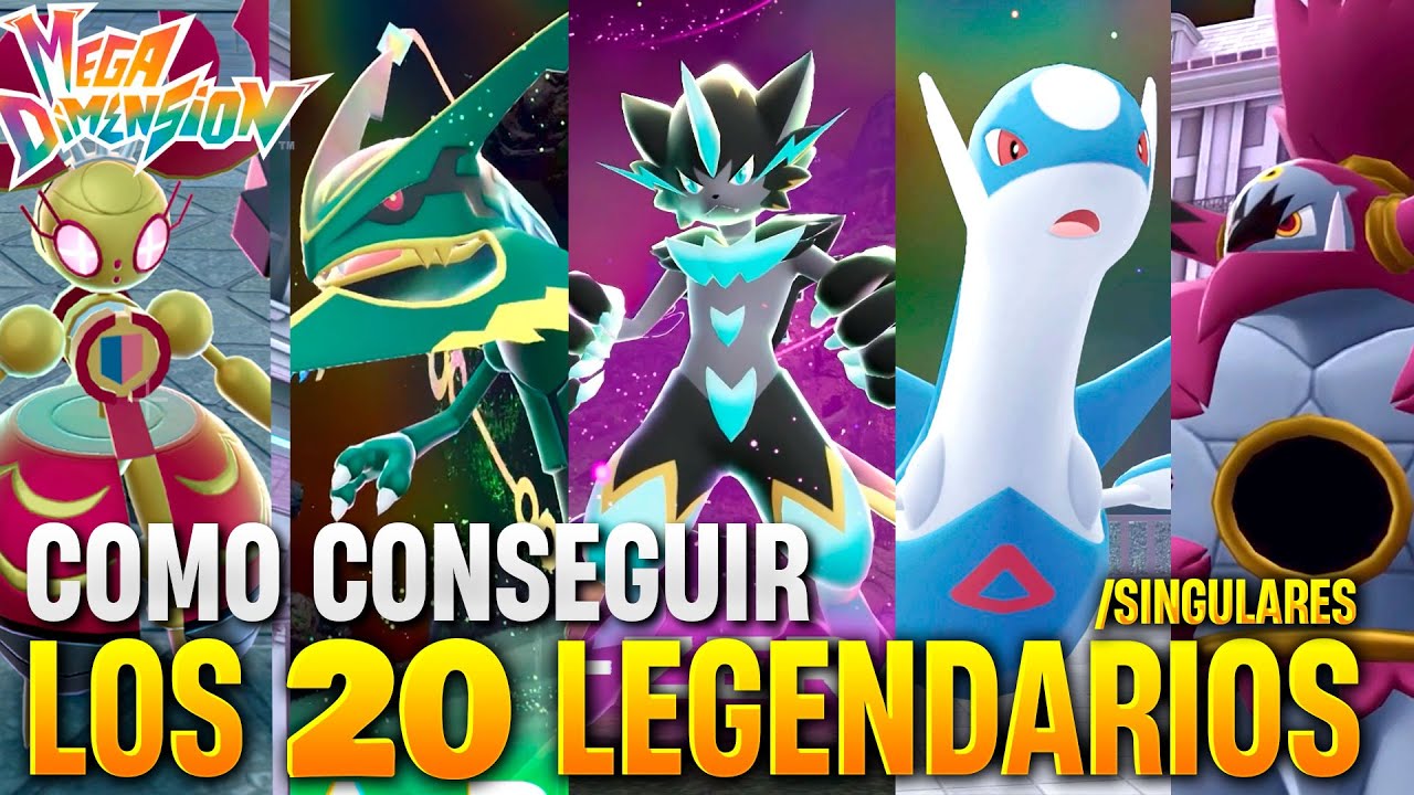 COMO CONSEGUIR A LOS 20 POKEMON LEGENDARIOS Y SINGULARES DE MEGADIMENSION LEYENDAS POKEMON Z A