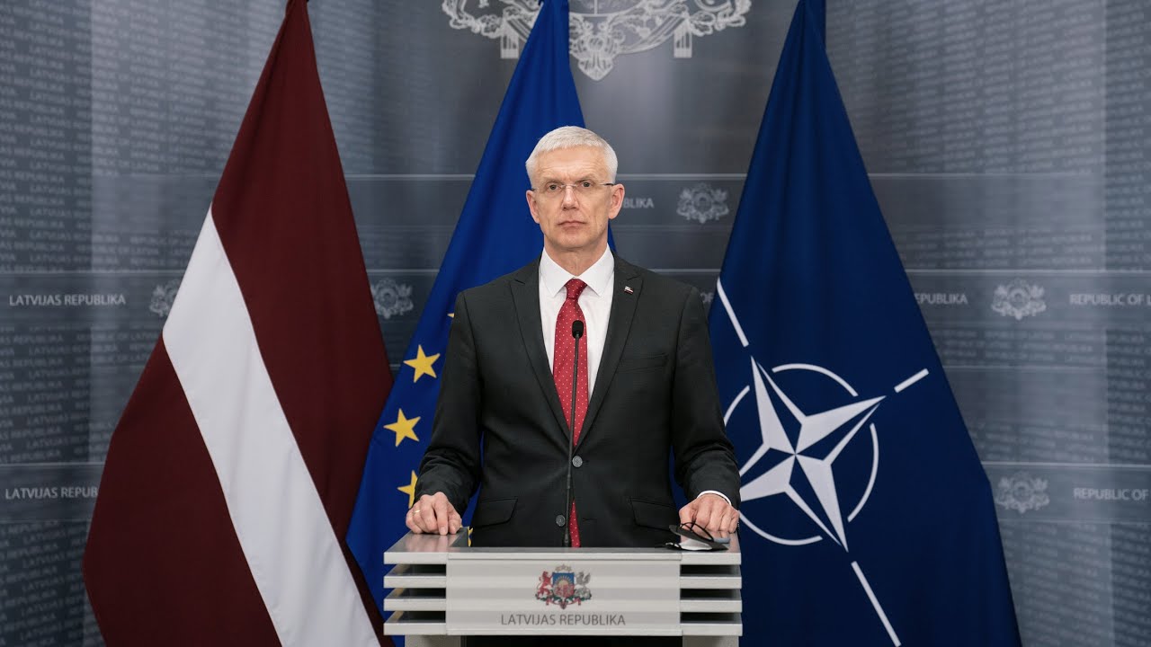 Ministru prezidents Kri&scaron;jānis Kariņ&scaron; par Krievijas iebrukumu Ukrainā