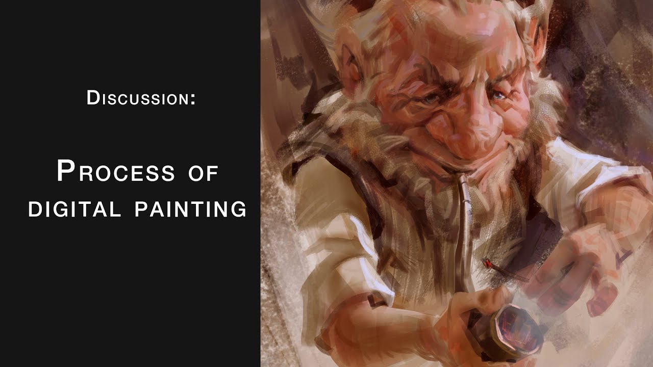 Process of Digital painting