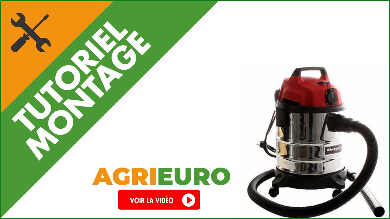 Aspirateur solides et liquides Einhell TC-VC 1820 SA 1250 W bidon 20 L: montage par nos techniciens