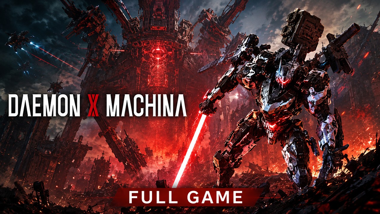 DAEMON X MACHINA Full Game Walkthrough Gameplay & Both Endings Pc