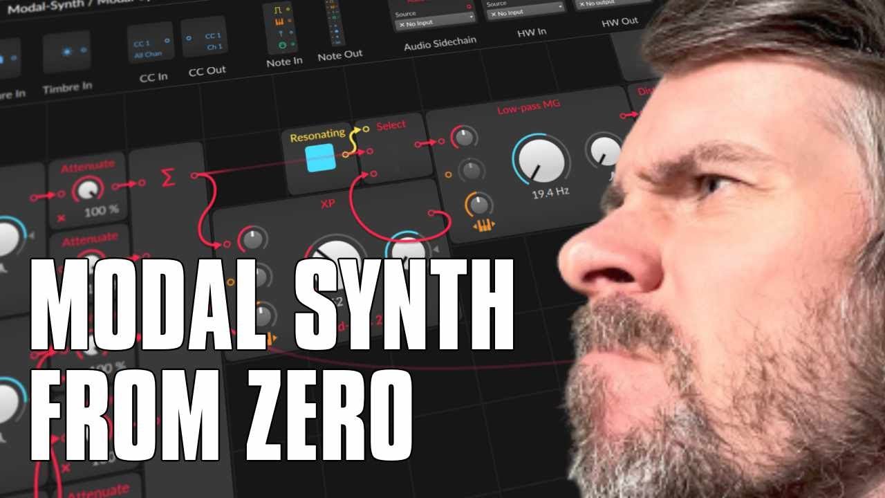 build a MODAL SYNTHESIZER from zero in Bitwig