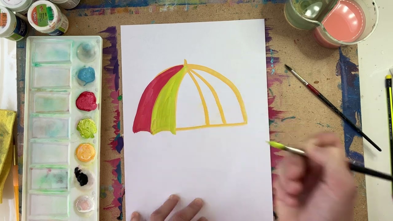 Малювання Парасолька