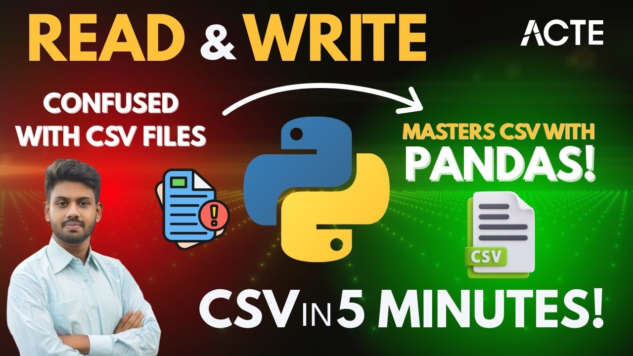 Pandas: Creating, Reading & Exporting CSV Files in Python