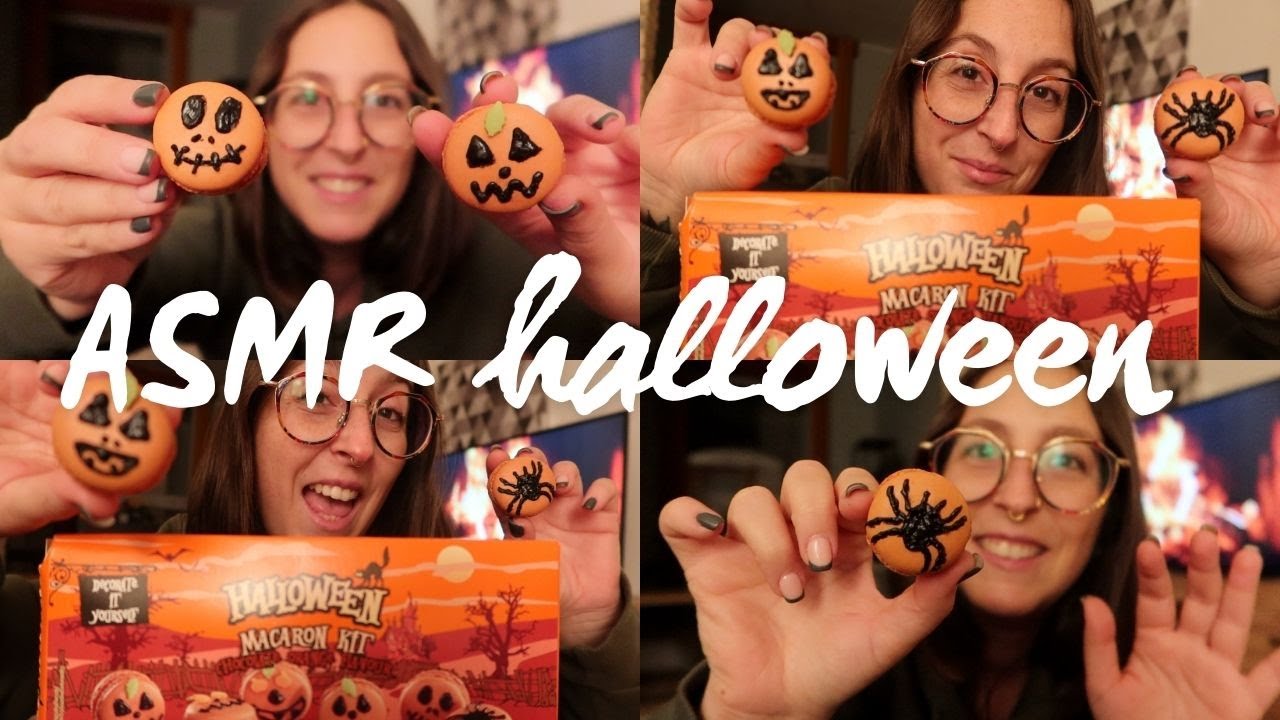 ASMR - Macarons Spécial Halloween 🕸️