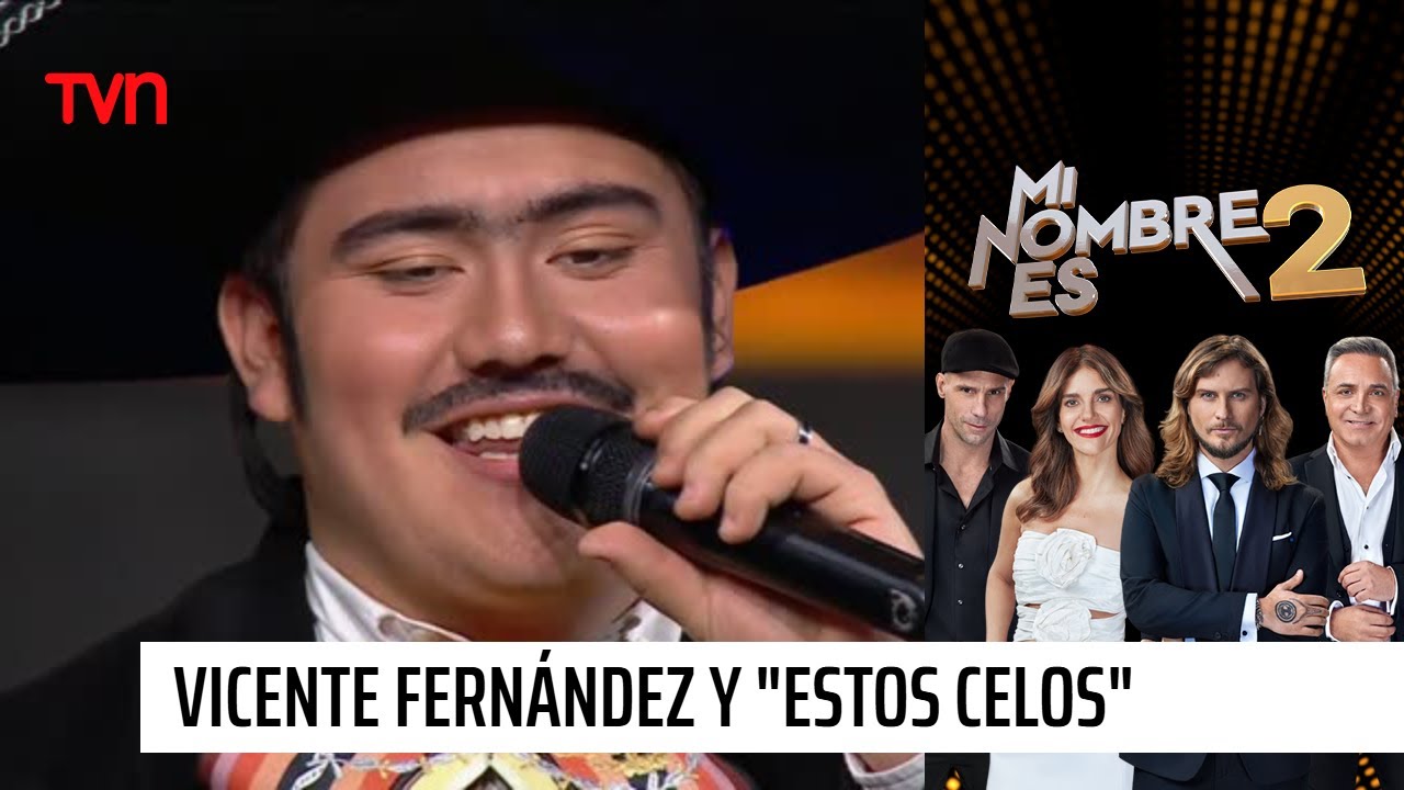 Vicente Fernández vuelve al programa  interpretando "Estos Celos" | Mi nombre es 2