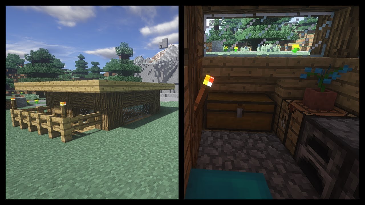 MINECRAFT - COME FARE UNA CASA-BUNKER DI LEGNO