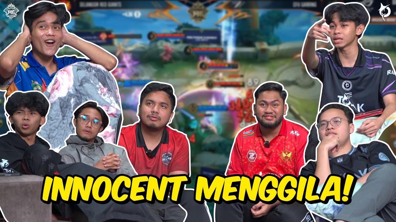 Todak React! SRG vs CFU : INNOCENT MENGGILA!