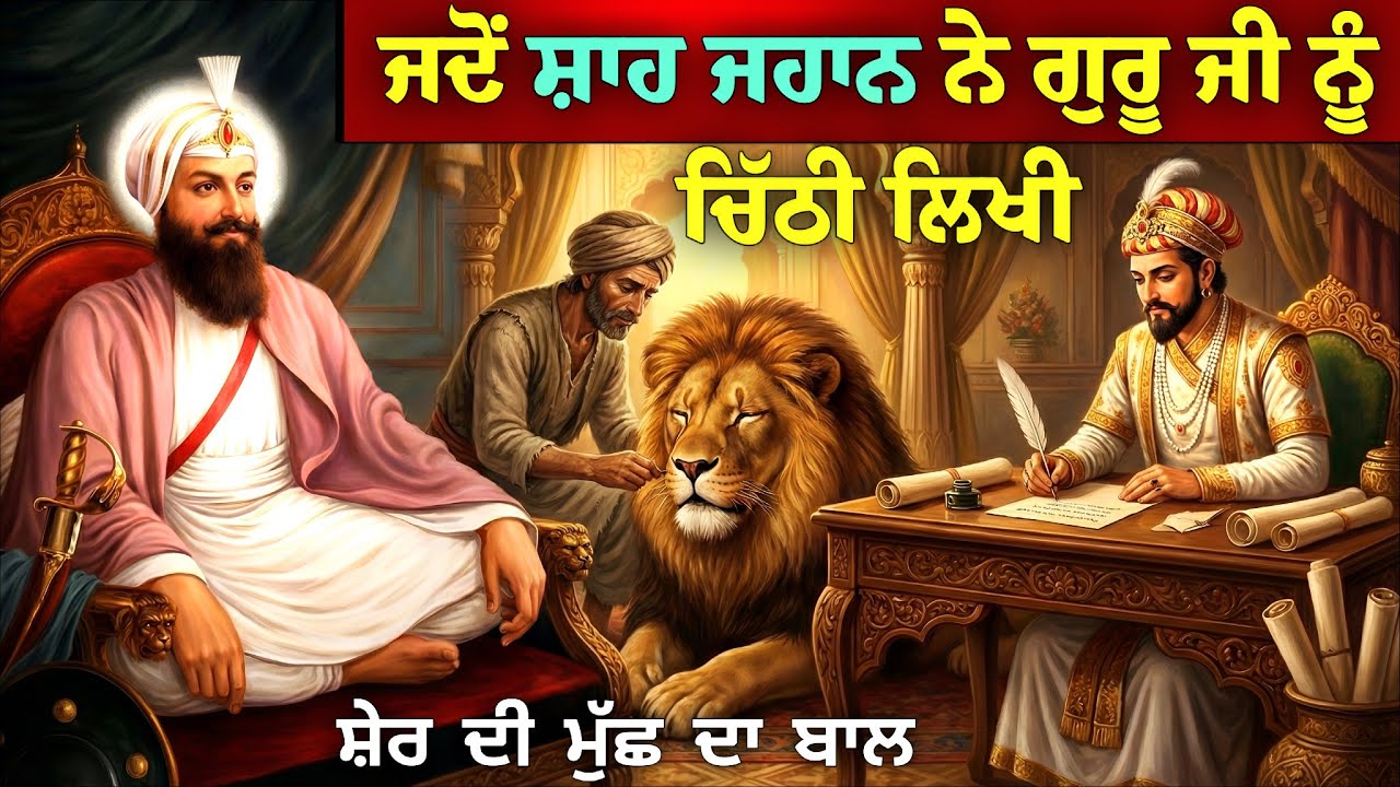 ਜਦੋਂ ਸ਼ਾਹ ਜ਼ਹਾਂ ਨੇ ਗੁਰੂ ਜੀ ਨੂੰ ਚਿੱਠੀ ਲਿਖੀ || ਦਾਰਾ ਸ਼ਿਕੋਹ ਤੇ ਸ਼ੇਰ ਦੀ ਮੁੱਛ ਦਾ ਵਾਲ ||ਗੁਰੂ ਹਰਿਰਾਇ ਸਾਹਿਬ ਜੀ 