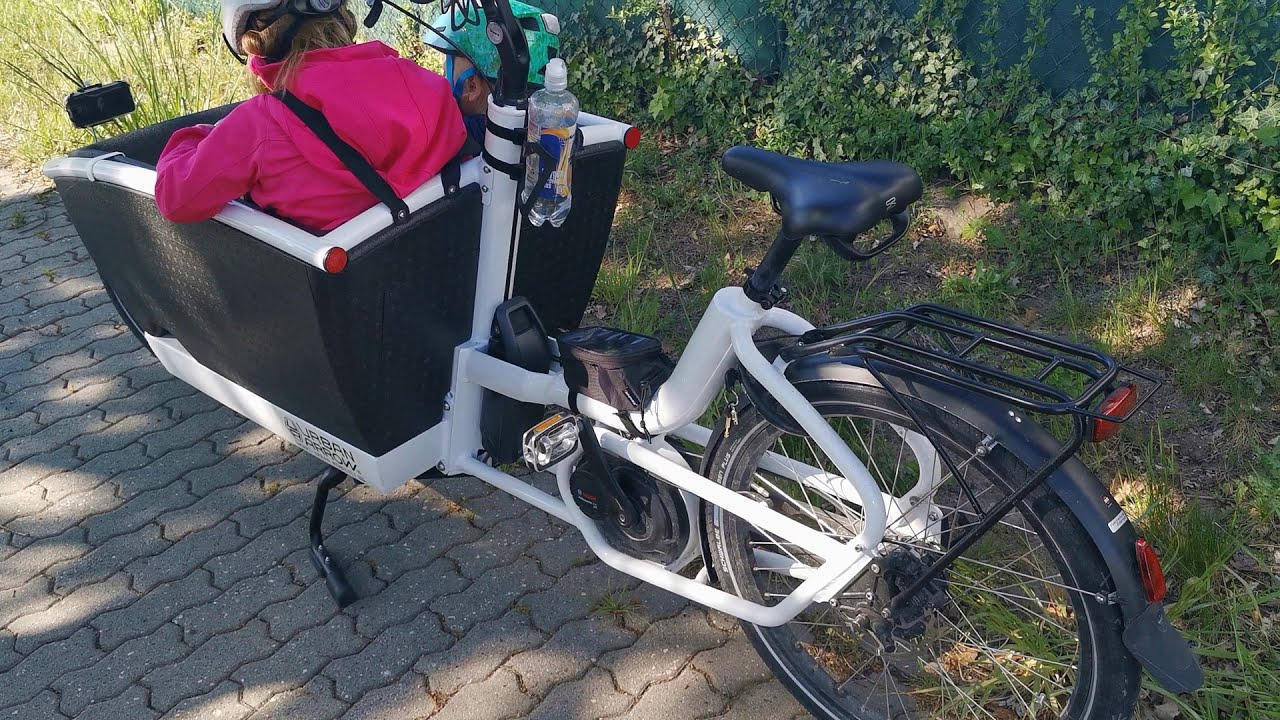 Lastenrad, Urban Arrow Family, Reichweite Test mit 500 Wh Akku im Turbo Modus