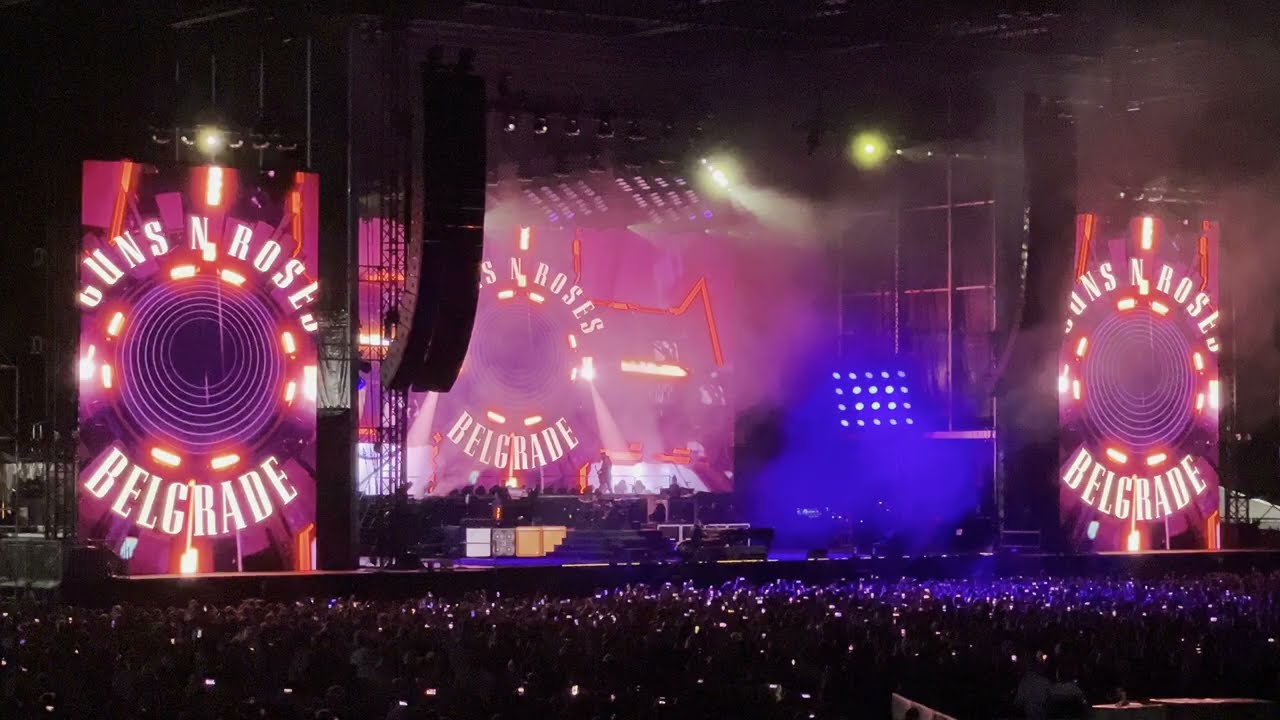 Guns N' Roses - November Rain, Belgrade 2025 (4K)
