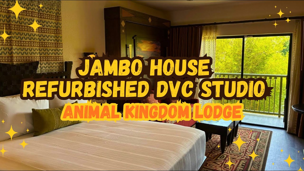 Обновленная студия DVC в AKL Jambo House | Обзор номера в Animal Kingdom Lodge 2026 после реновации