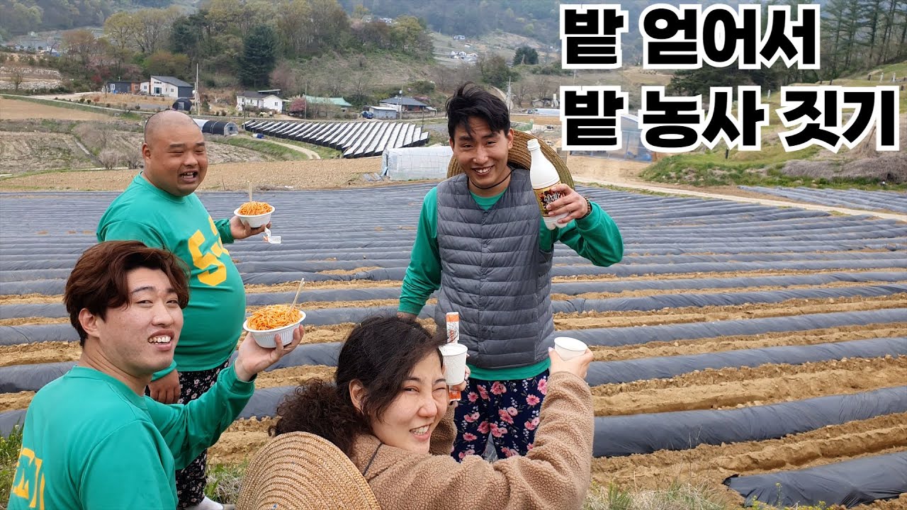 드디어 농사 지을 밭이 생겼습니다