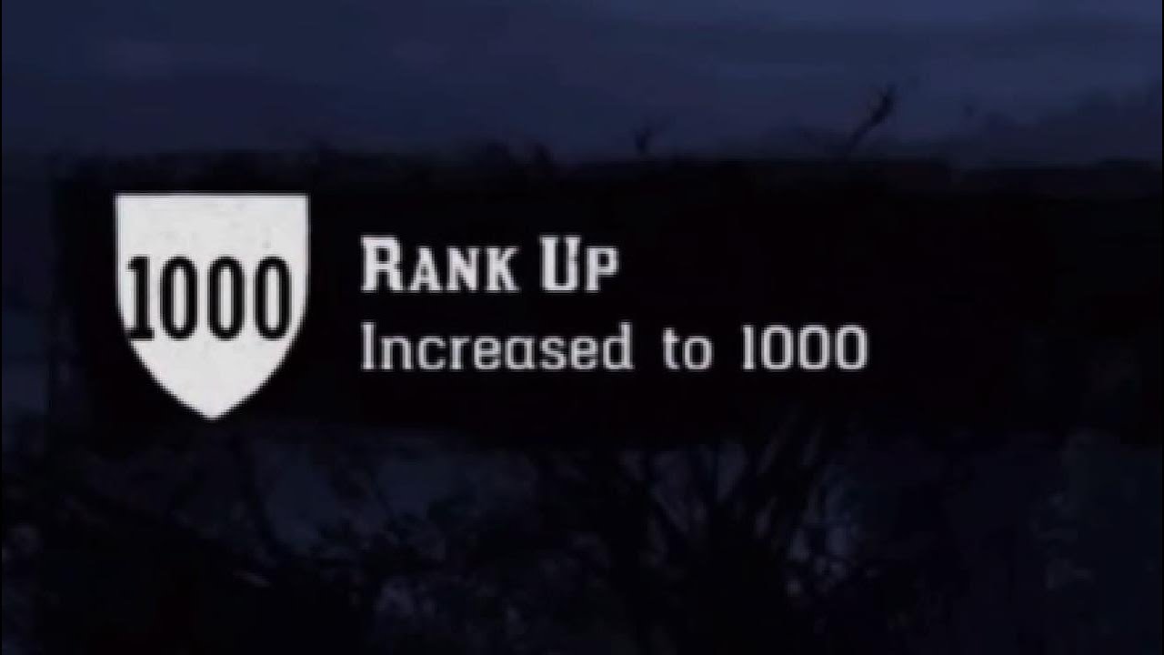 Red Dead Online : The Long Journey to Reaching Max Rank : Level 1000