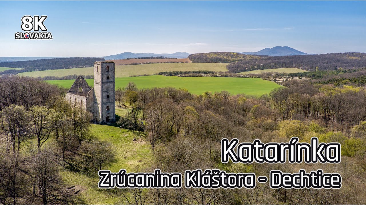 Katarínka - Zrúcanina kláštora - Dechtice 🇸🇰 8K Slovakia | Tip na Výlet