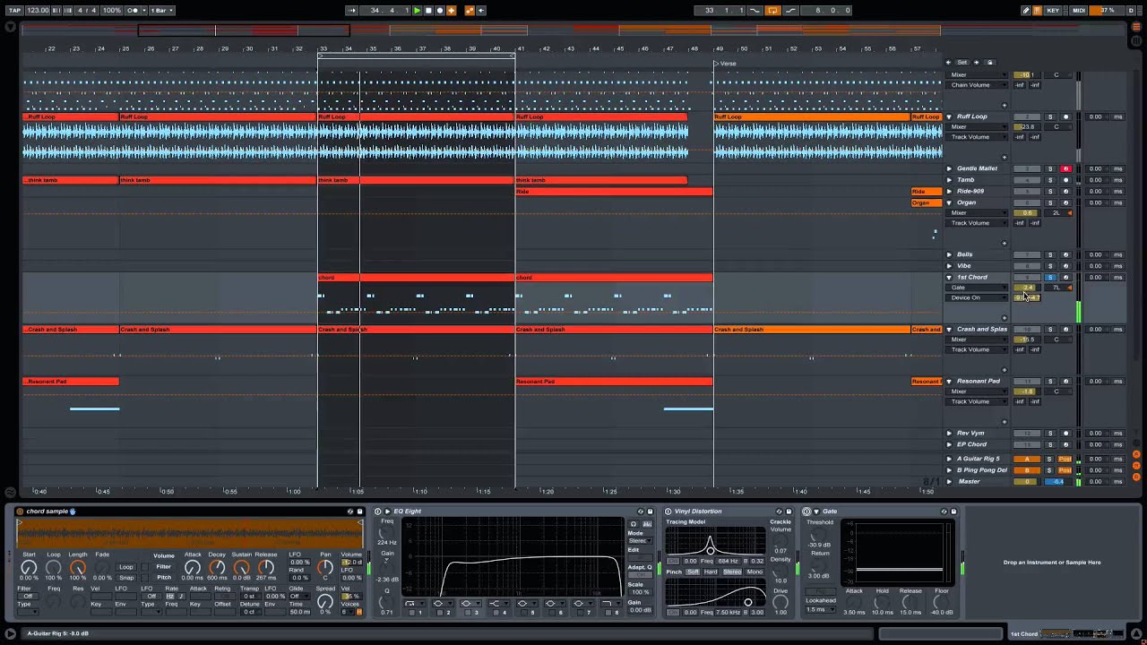 Ableton - Classic 90s House Style Backing for a singer
