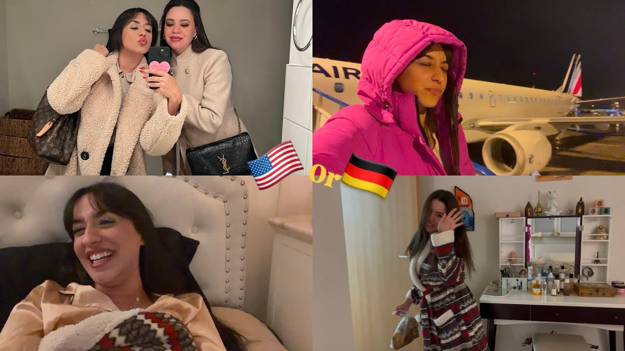 وأخيراً تلاقيت انا وختي😢❤️ فين حنا😅 أمريكا ولا ألمانيا؟✨✨