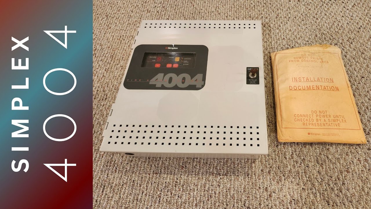 Fire Alarm Unboxing #12 - MY FIRST PANEL!!! Simplex 4004 FACP