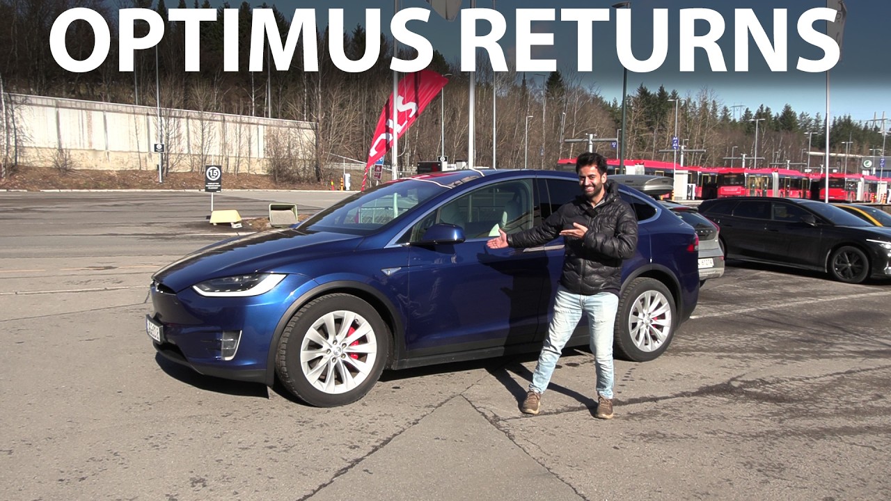 EV Hub осматривает Tesla Model X P90DL Optimus Prime 2016 года выпуска после 390 000 км пробега, ...