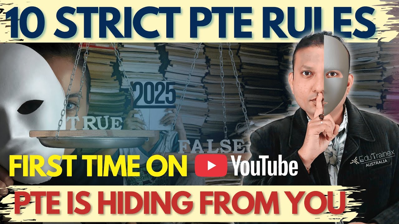 10 Strict Rules PTE Exam is Hiding From You | Edutrainex PTE