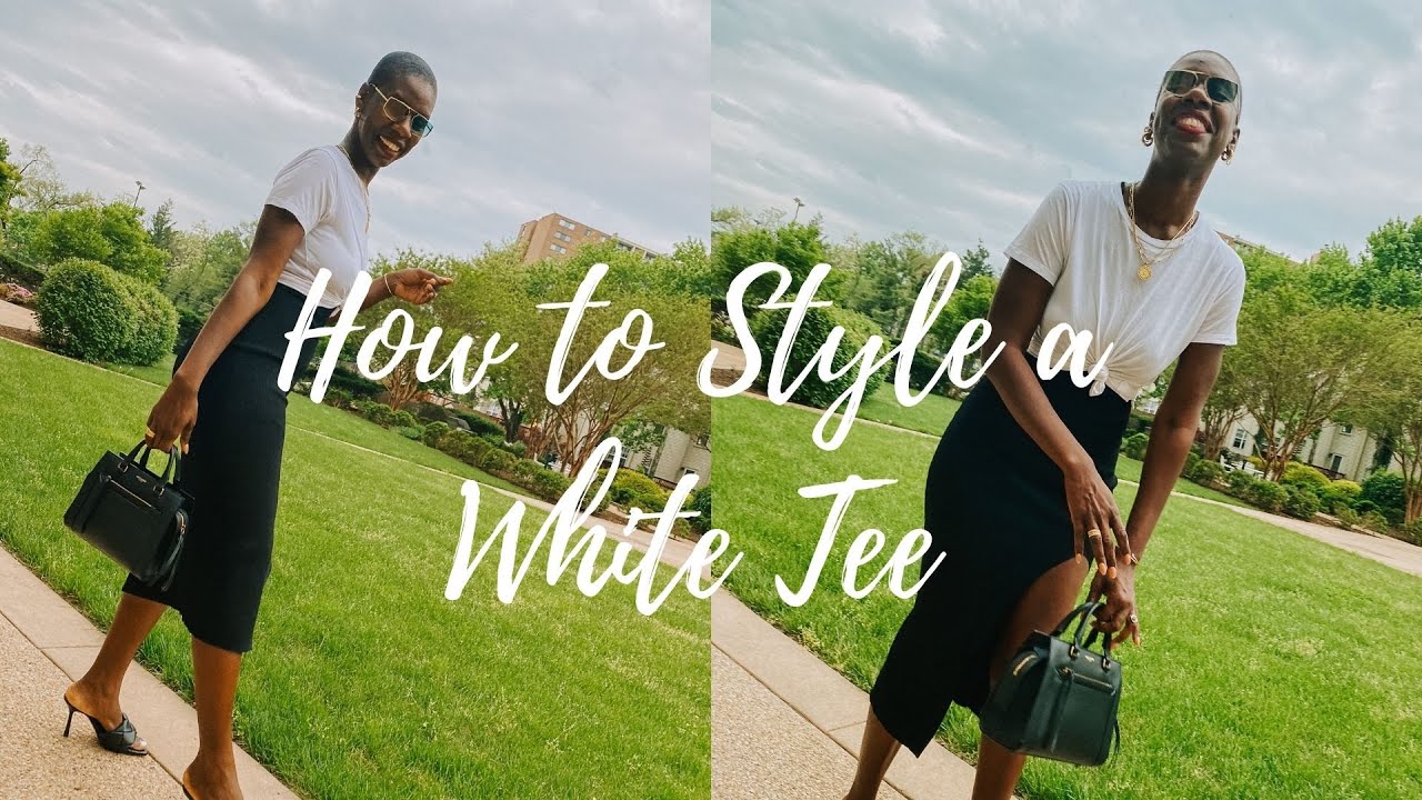 Back to Basics: How to Style a White Tee