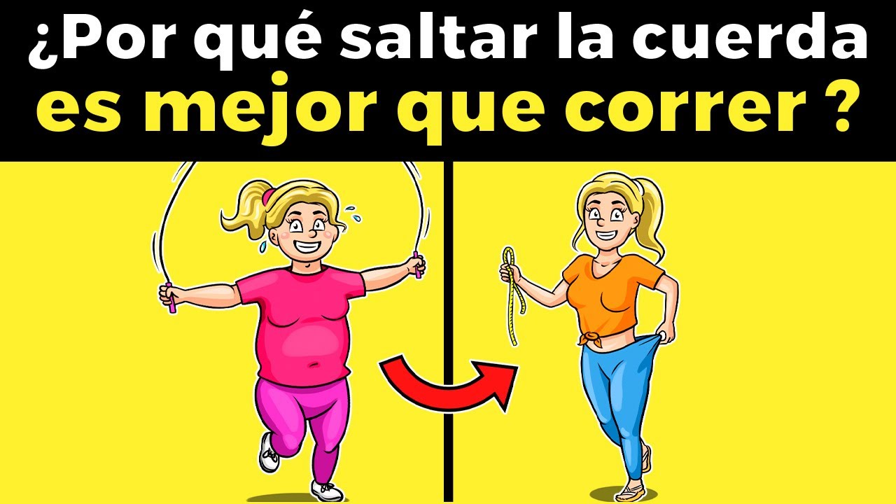 ¿Por qué saltar la cuerda es mejor que correr para bajar de peso?