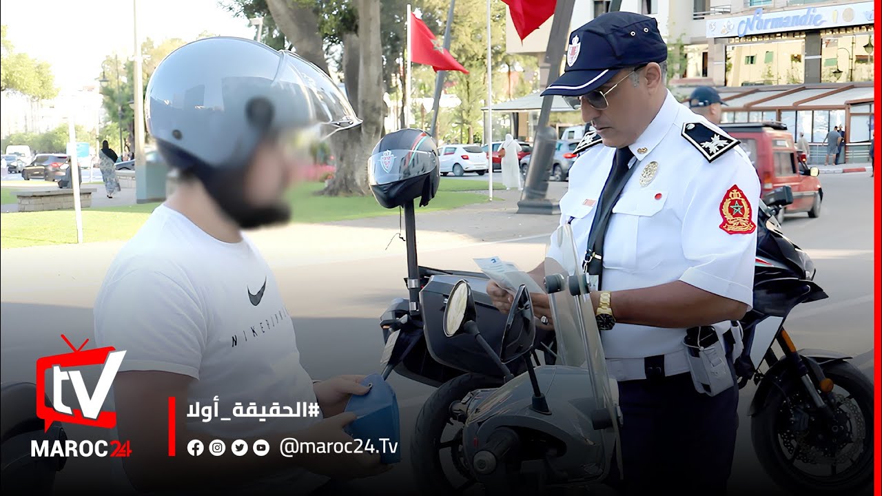 مشاهد حصرية .. الأمن يُطارد متهورين بالدراجات النارية في شوارع طنجة