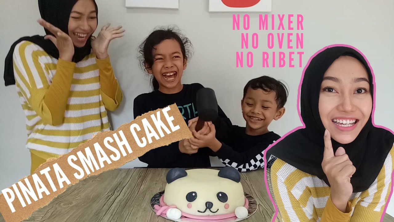 HOW TO MAKE PINATA CAKE | only 1 ingredient