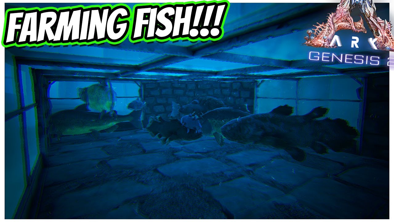 MAKING AN AQUARIUM AND TAMING TONS OF FISH FOR SHADOWMANE TAMING!! || Ark Genesis 2 Ep 237!