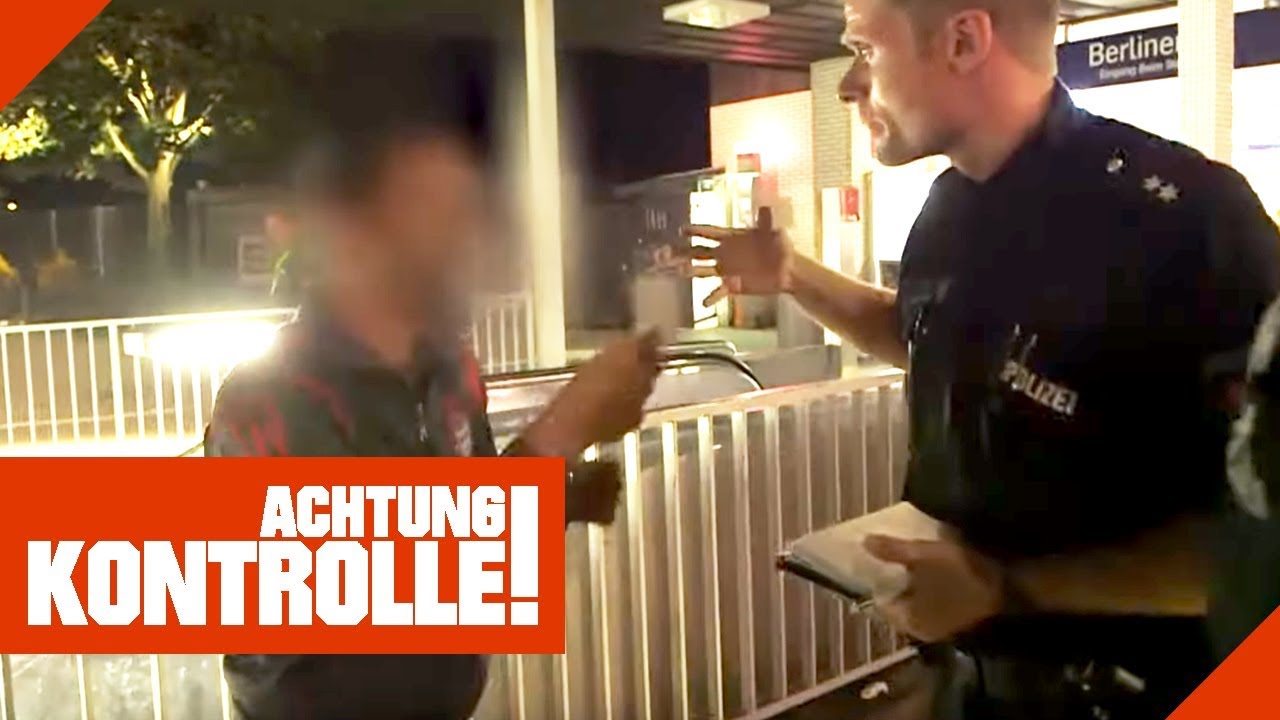 Ab in die Zelle! Randalierer h&auml;lt sich nicht an Platzverweis! | Achtung Kontrolle | kabel eins